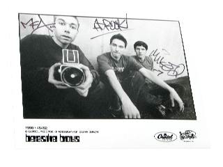 Signed Beastie Boys Photo