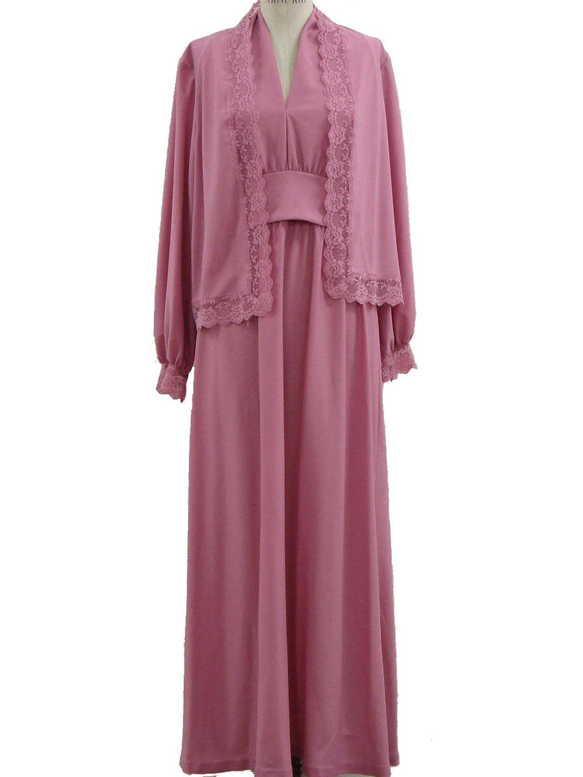 1970 s jcpenney party dress 70s jcpenney womens floor length mauve