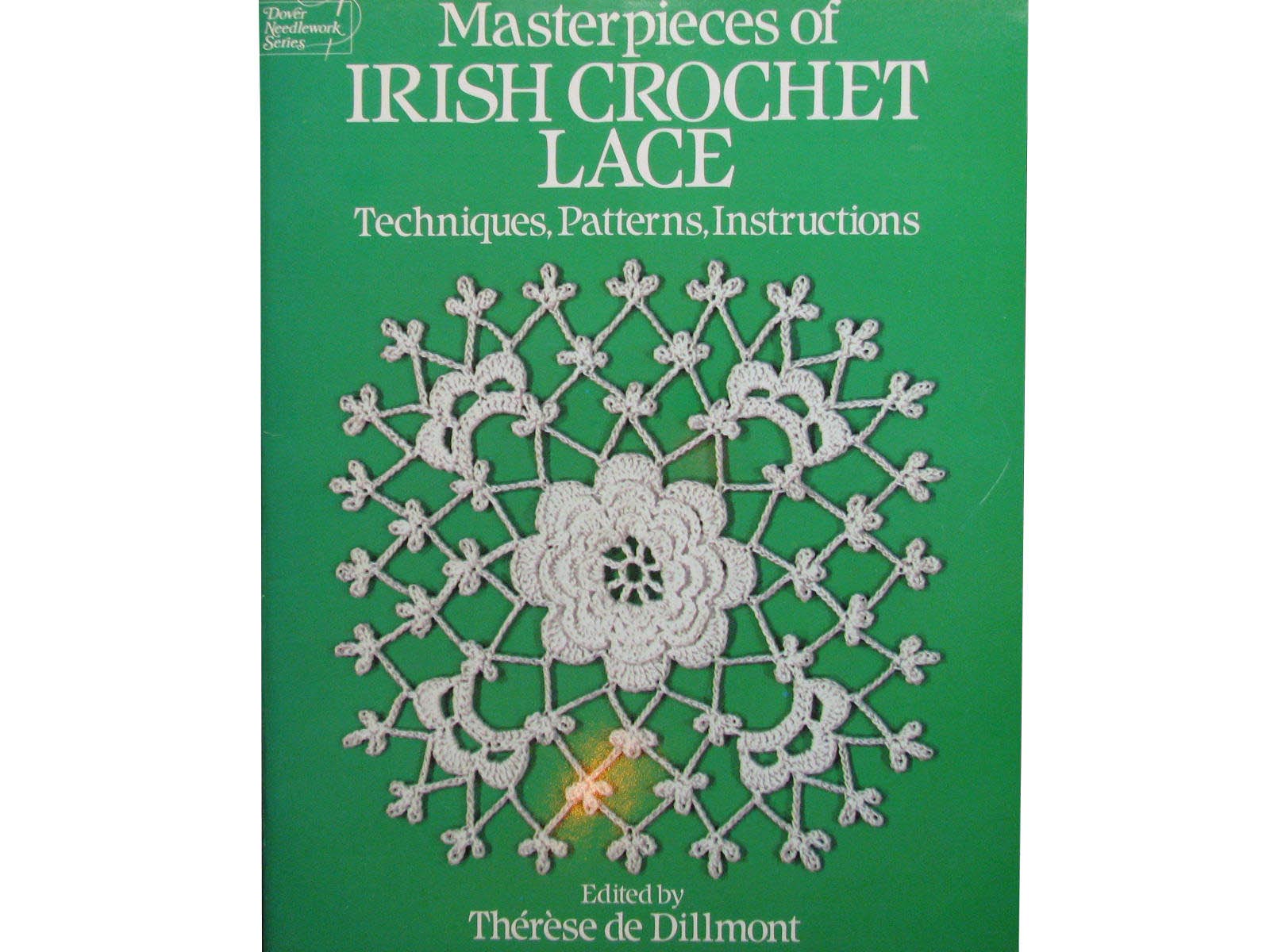 Irish Rose Lace Throw Quilt Afghan Crochet Pattern EASY