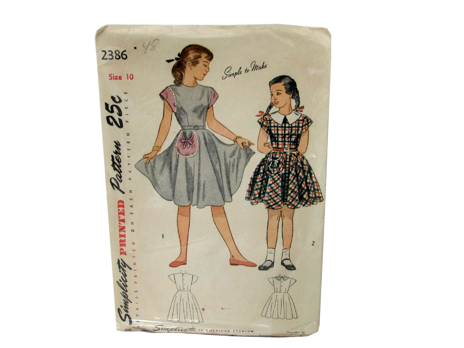 1940s Girls Dress Patterns