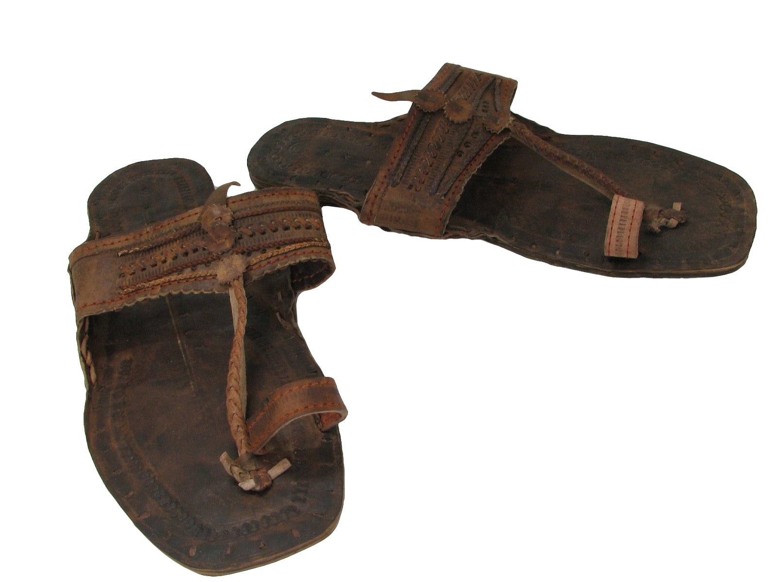 1970 s unisex accessories leather hippie jesus sandal shoes 70s ...