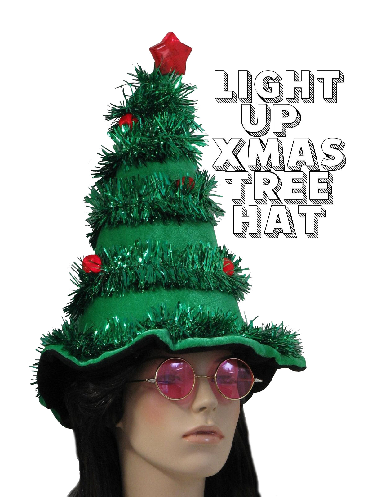 Light Up Christmas Tree Hat 2021