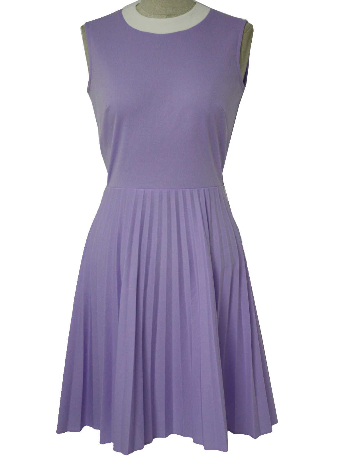 1970 s sears knit dress 70s sears womens lavender and white tank cut ...