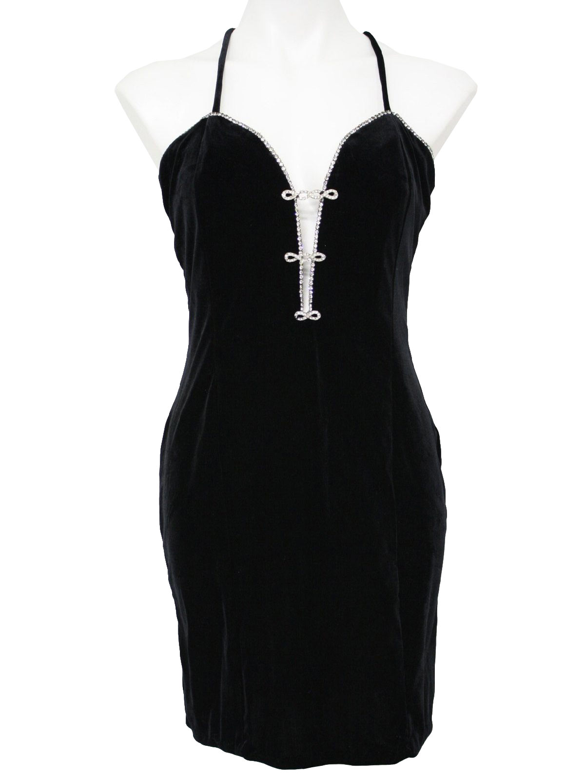 velvet cocktail dress