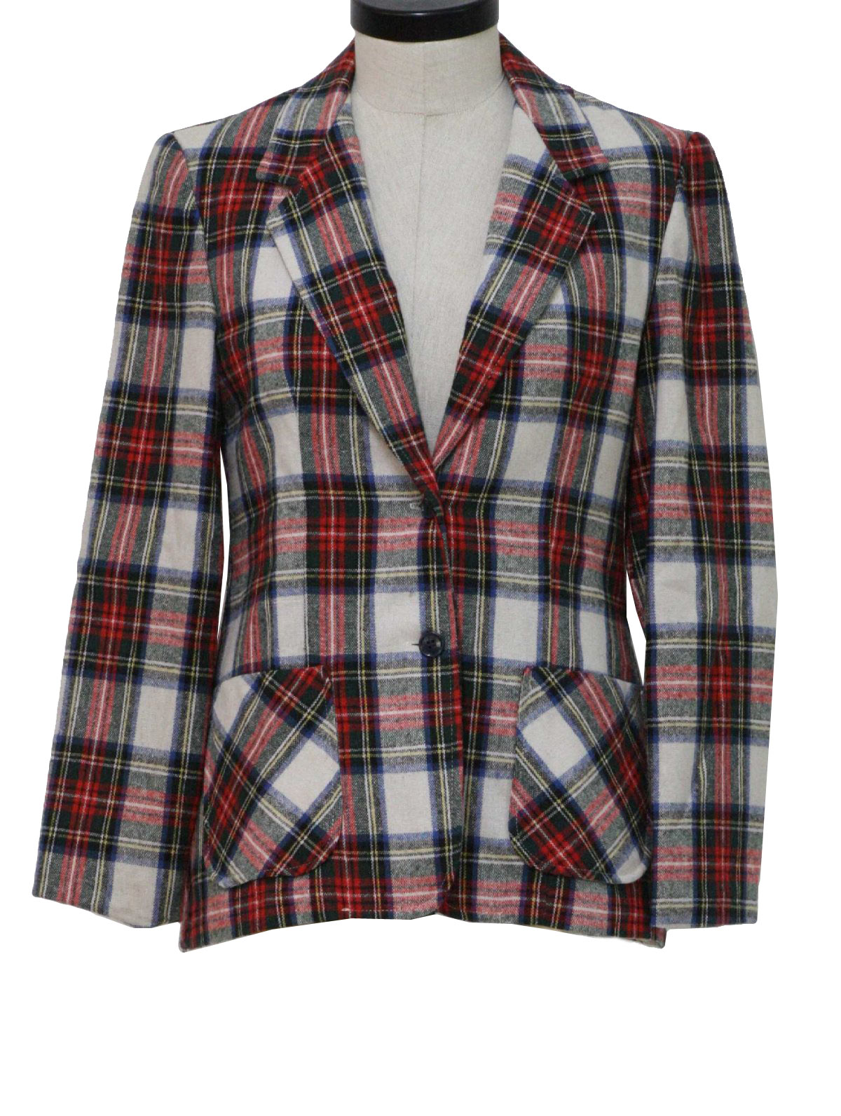 Plaid Blazer