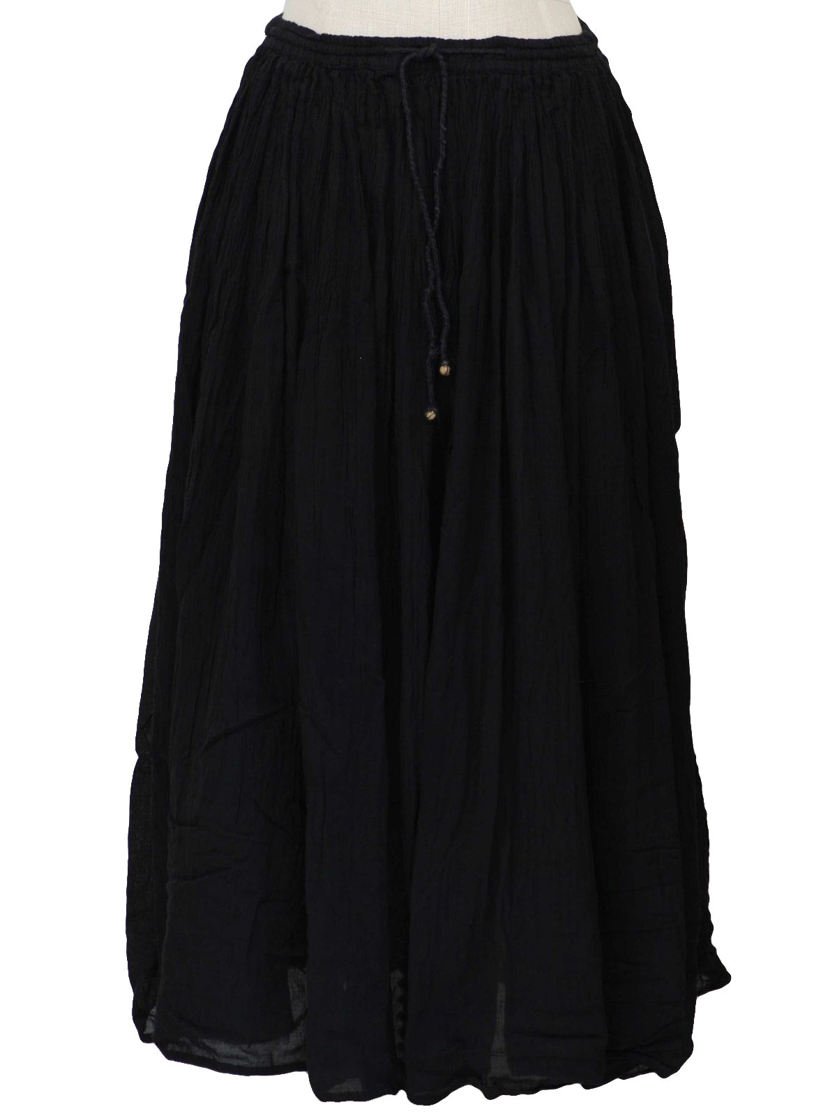 Black Broomstick Skirt 63