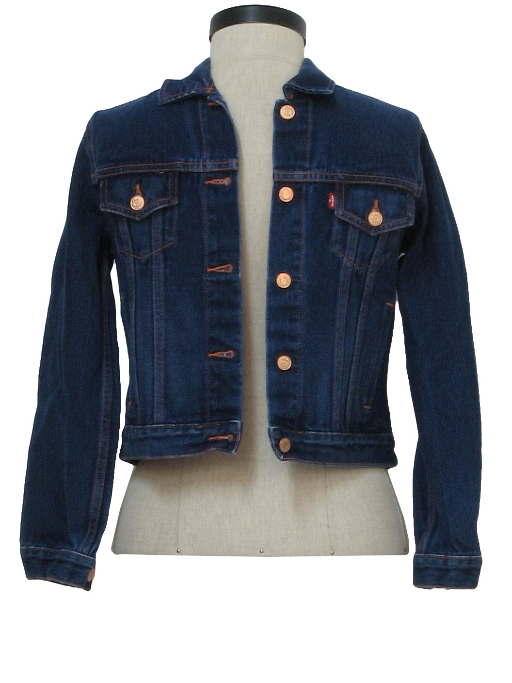 girls dark blue denim jacket