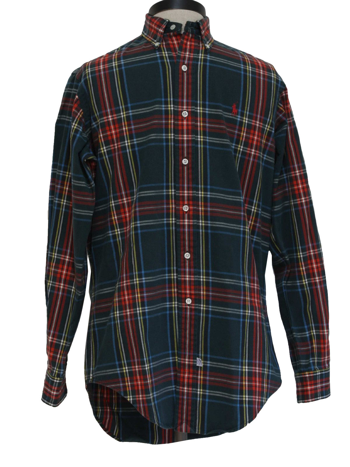 white red and green flannel