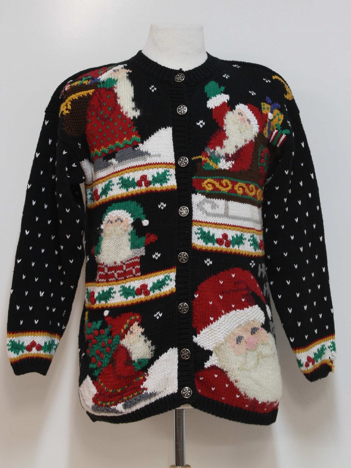 ugly christmas sweater signatures by northern isles unisex black background cotton ramie blend longsleeve button front round neck ugly christmas sweater - Black Metal Christmas Sweater ugly christmas sweater signatures by northern isles unisex black background cotton ramie blend longsleeve button front round neck ugly christmas sweater - Black Metal Christmas Sweater