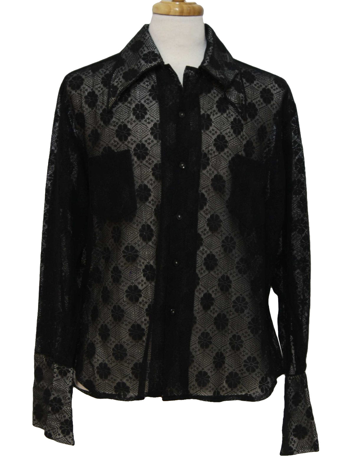 sheer shirt mens