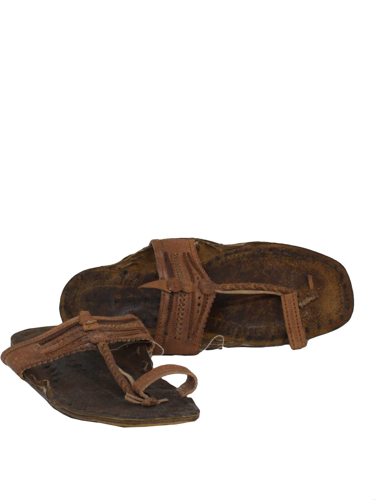 1970 s unisex accessories unisex leather hippie jesus sandal shoes 70s ...