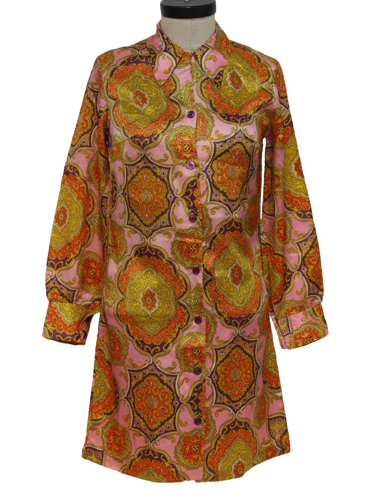 fabric label 70's Vint...