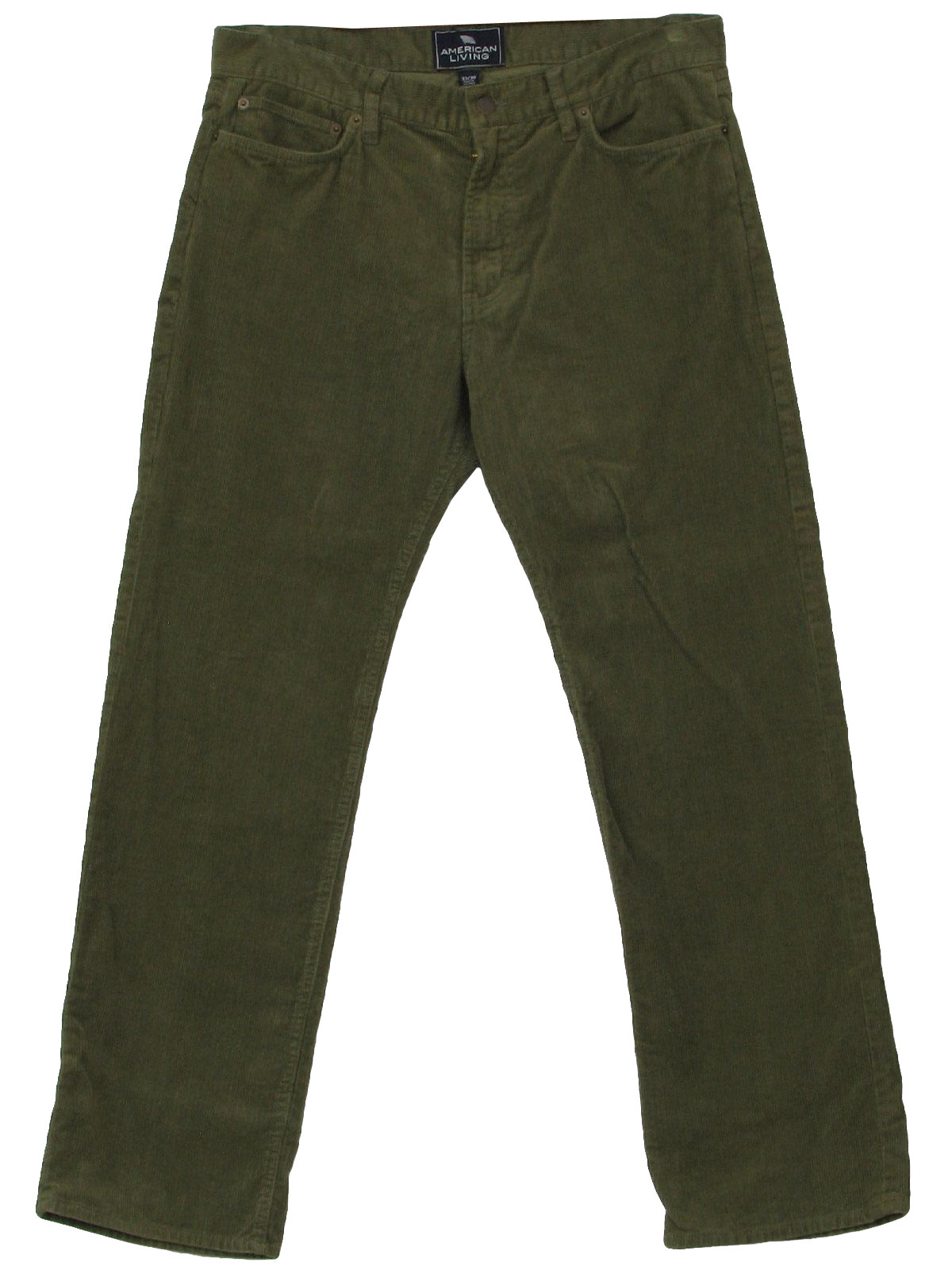 green top white pants