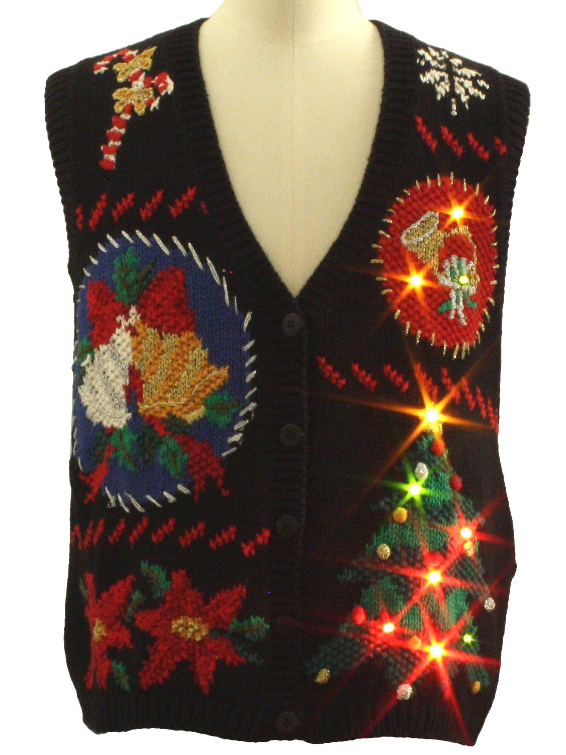 lightup ugly christmas sweater vest work in progress lightup ugly christmas sweater vest work in progress