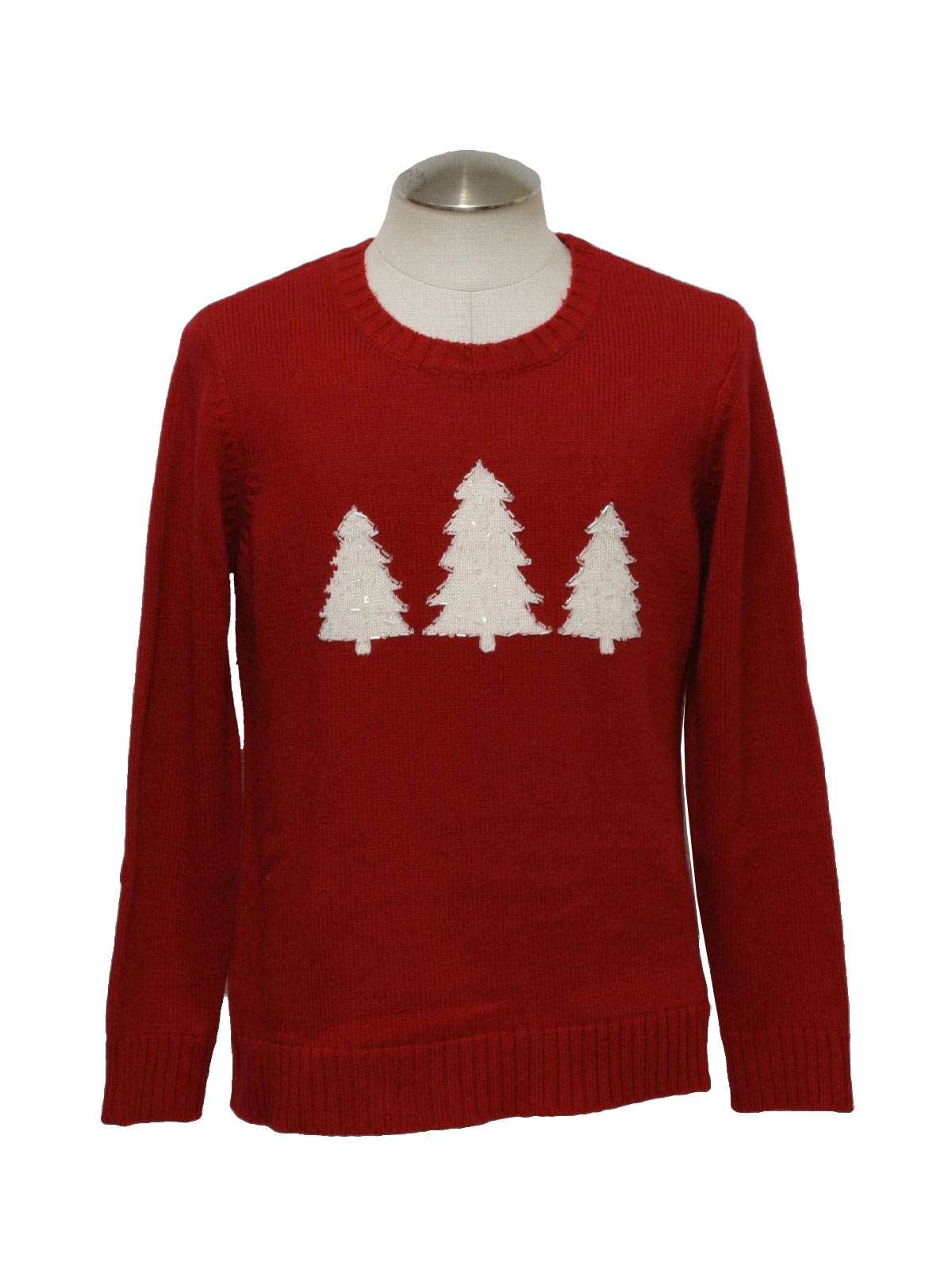 ugly christmas sweater white stag unisex red background ugly christmas sweater white stag unisex red background
