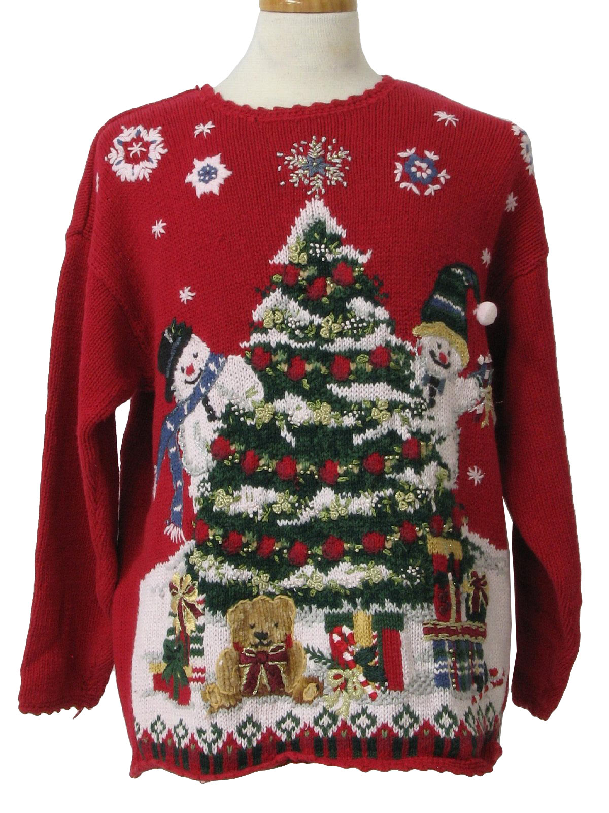ugly christmas sweater fashion bug unisex red ugly christmas sweater fashion bug unisex red