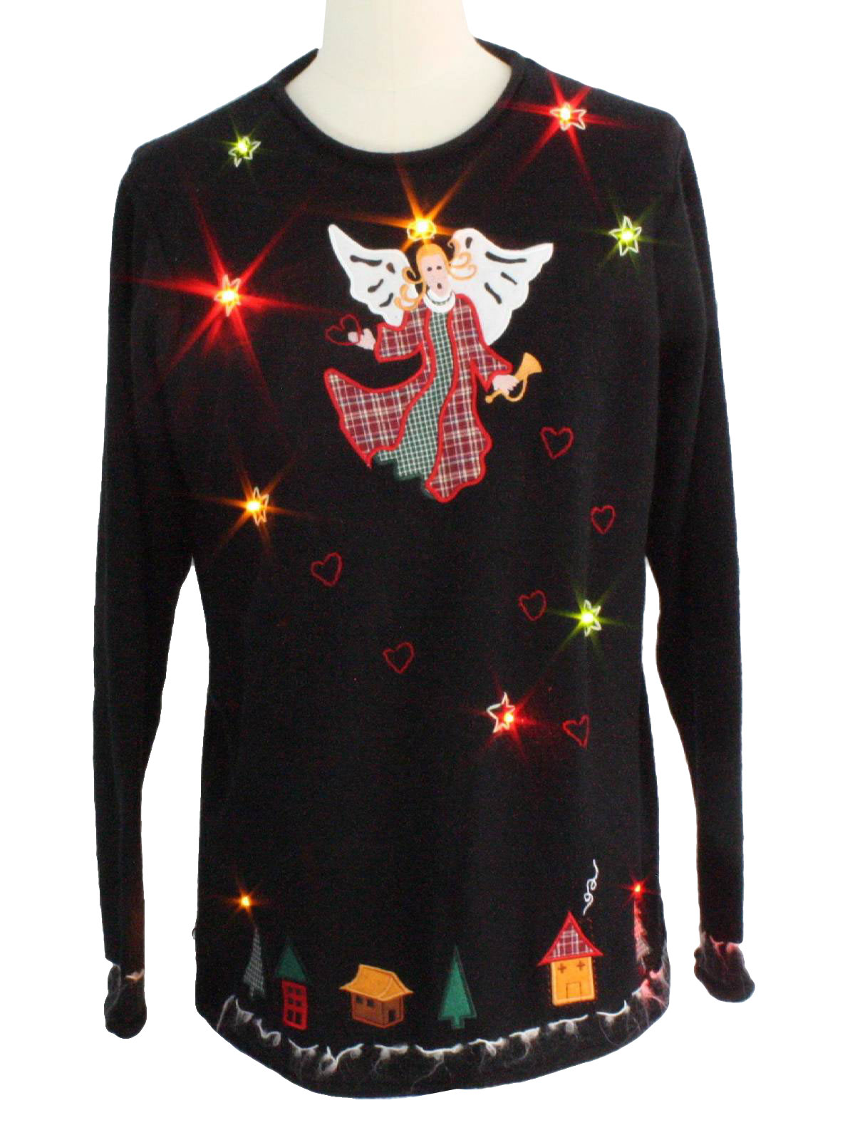 light up ugly christmas sweater quacker factory unisex light up ugly christmas sweater quacker factory unisex