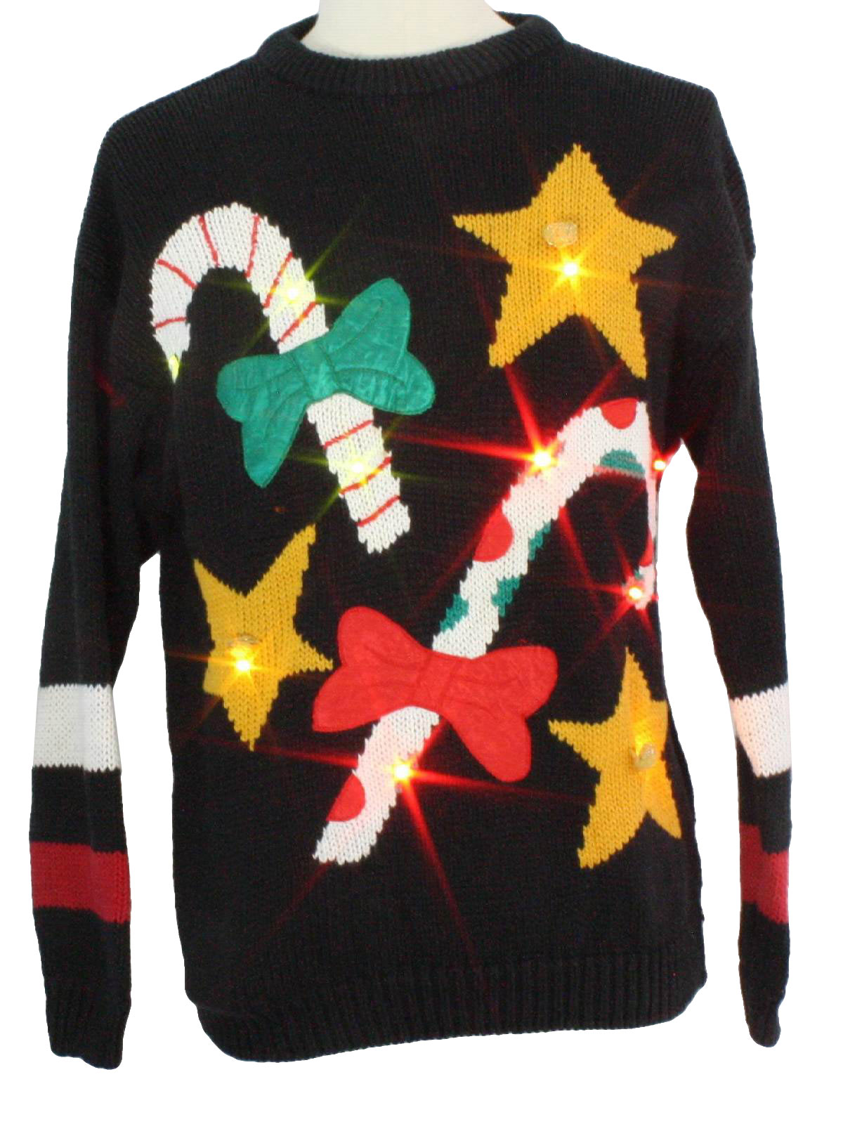 light up ugly christmas sweater csl unisex black light up ugly christmas sweater csl unisex black