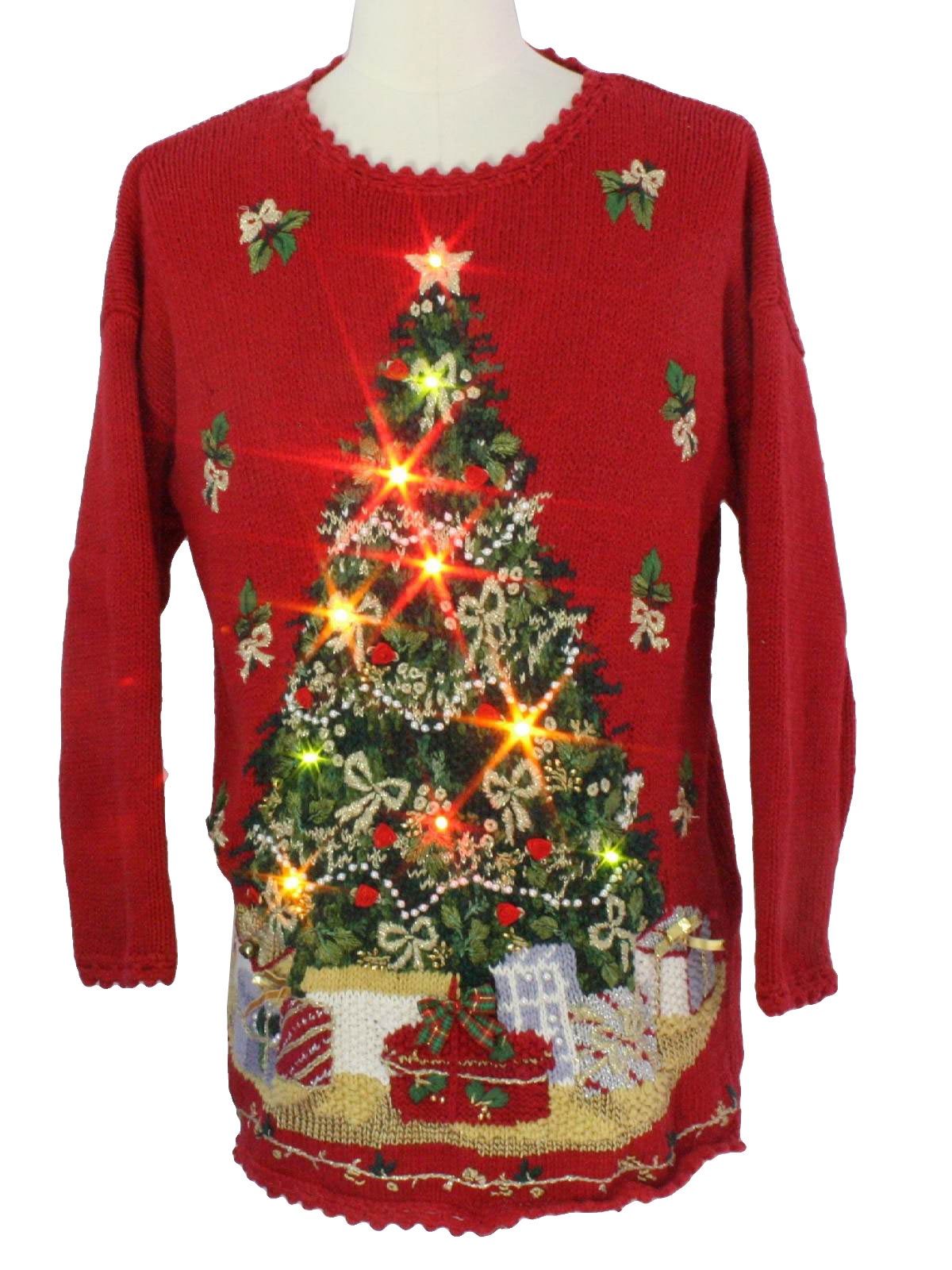 light up ugly christmas sweater heirloom collectibles light up ugly christmas sweater heirloom collectibles