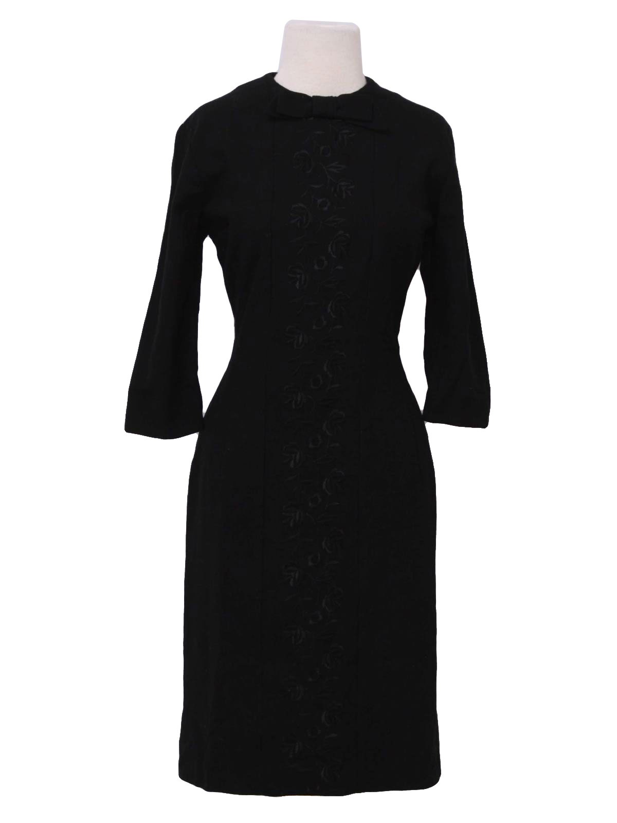 1950 s kay windsor little black cocktail dress late 50s kay windsor ...