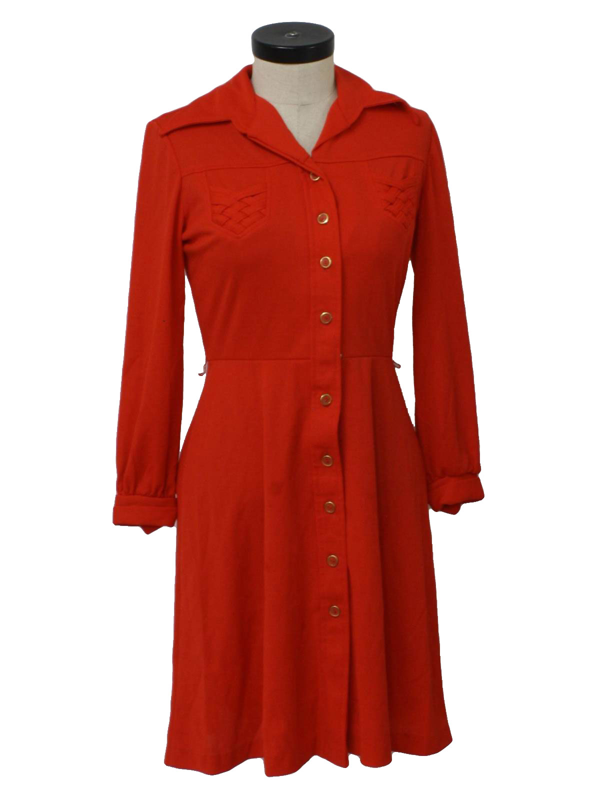 70s Vintage JCPenney Dress: 70s -JCPenney- Womens red background ...