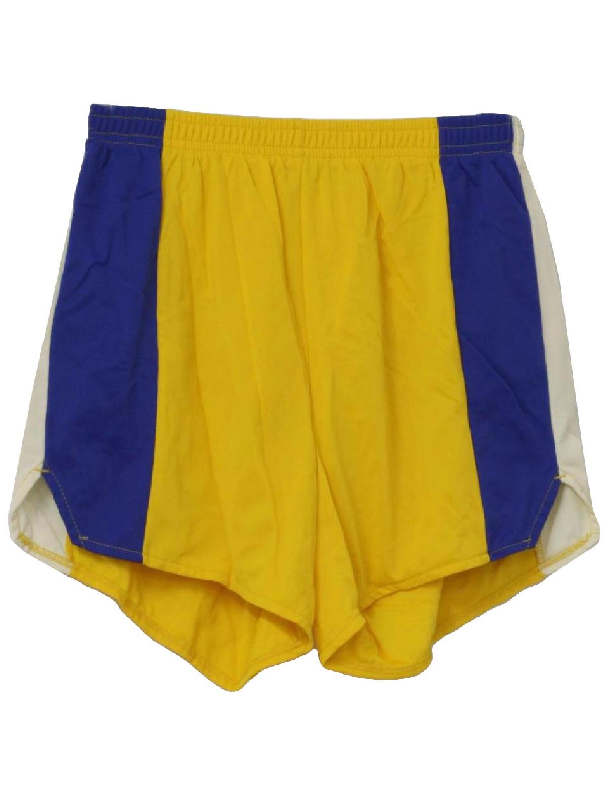 Retro Nineties Shorts: 90s -Pacific Coast Sportswear- Mens yellow ...