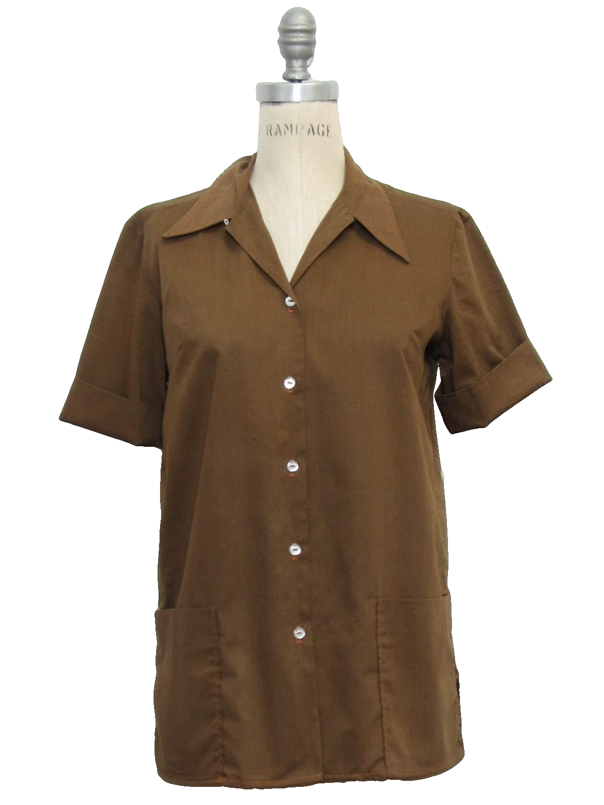 Seventies Vintage Shirt: 70s -Durable Press- Womens