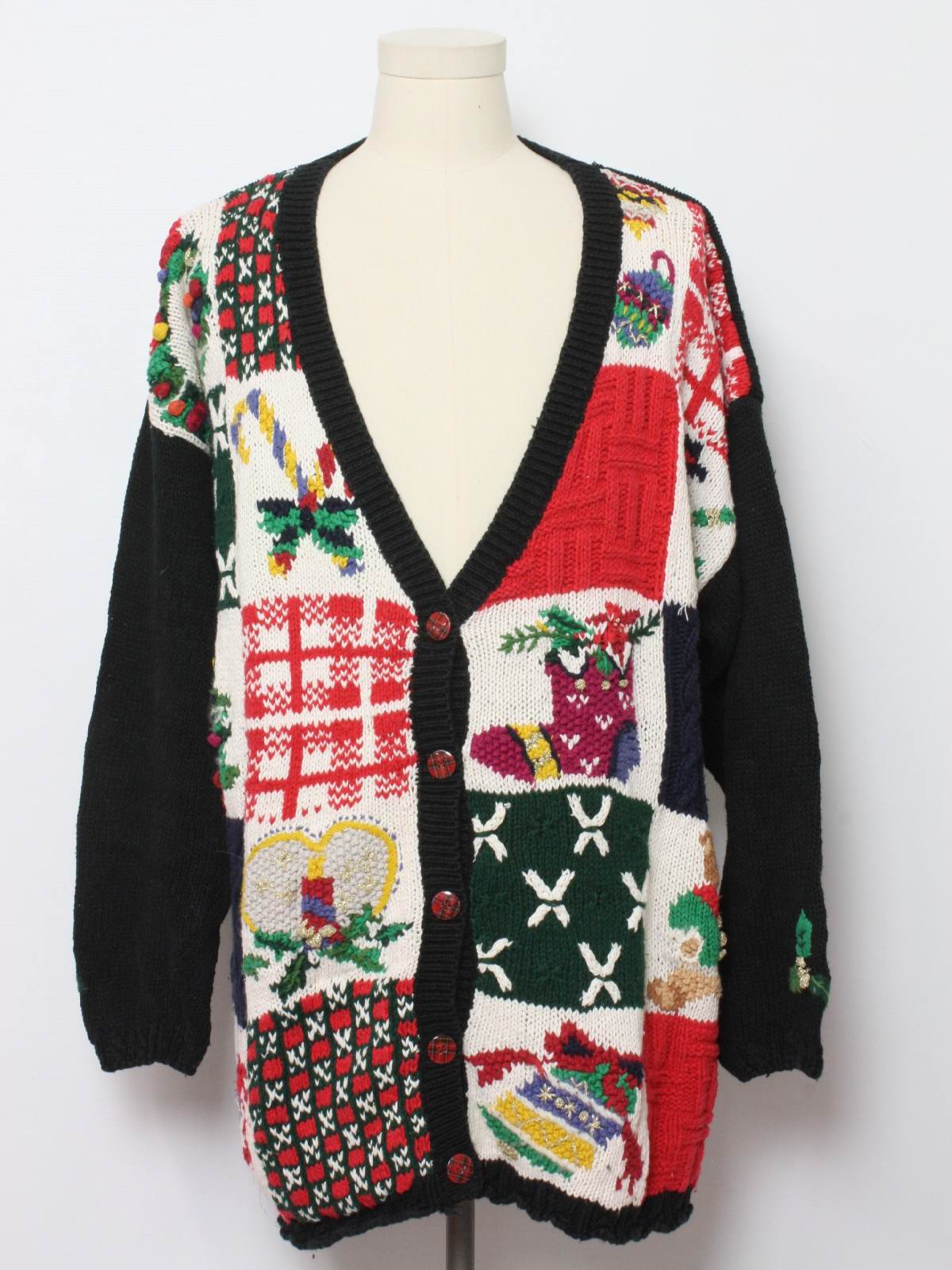 plus size christmas cardigan sweater