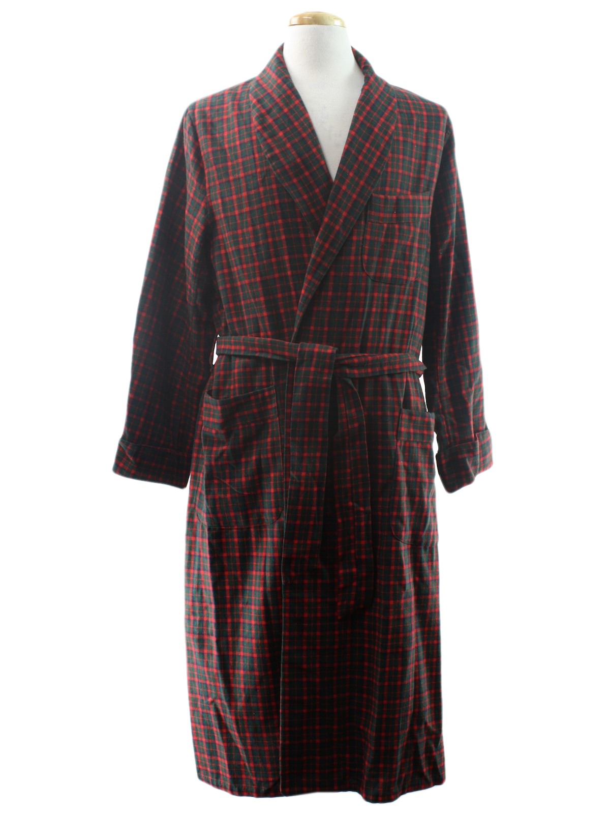 Vintage 1950's Mens Robe: Early 60s -Alpine- Mens red ...