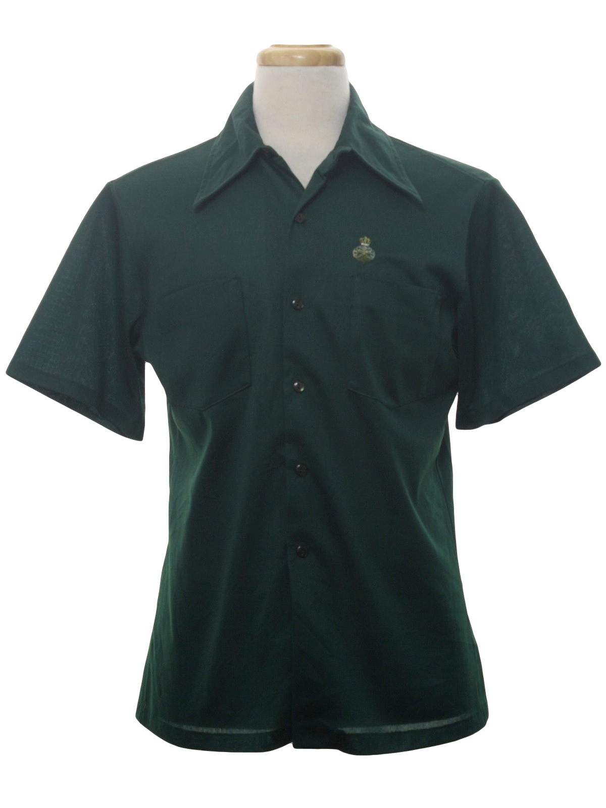 1970 s jcpenney mens sport shirt 70s jcpenney mens green background ...