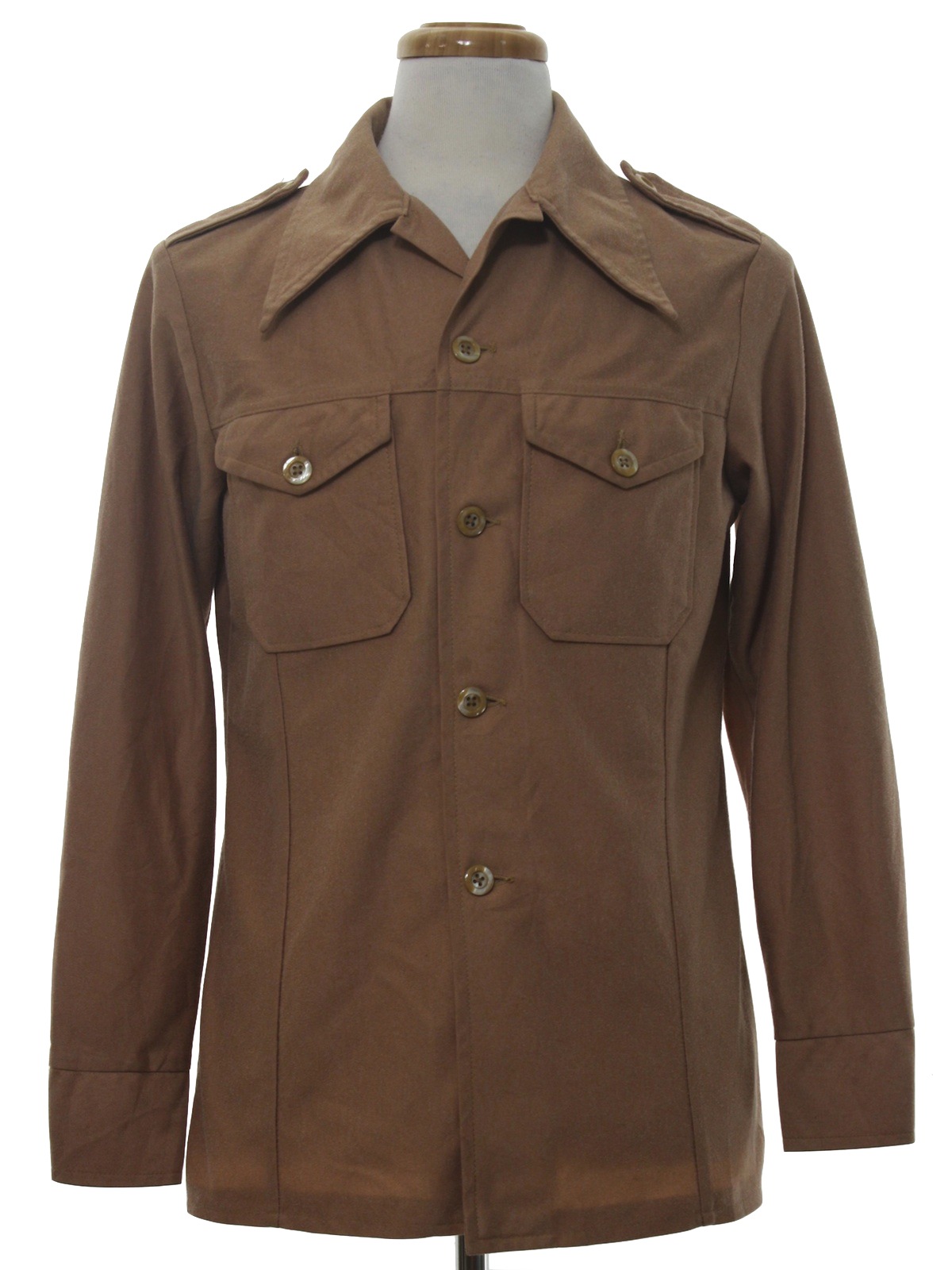 safari field shirt with epaulets