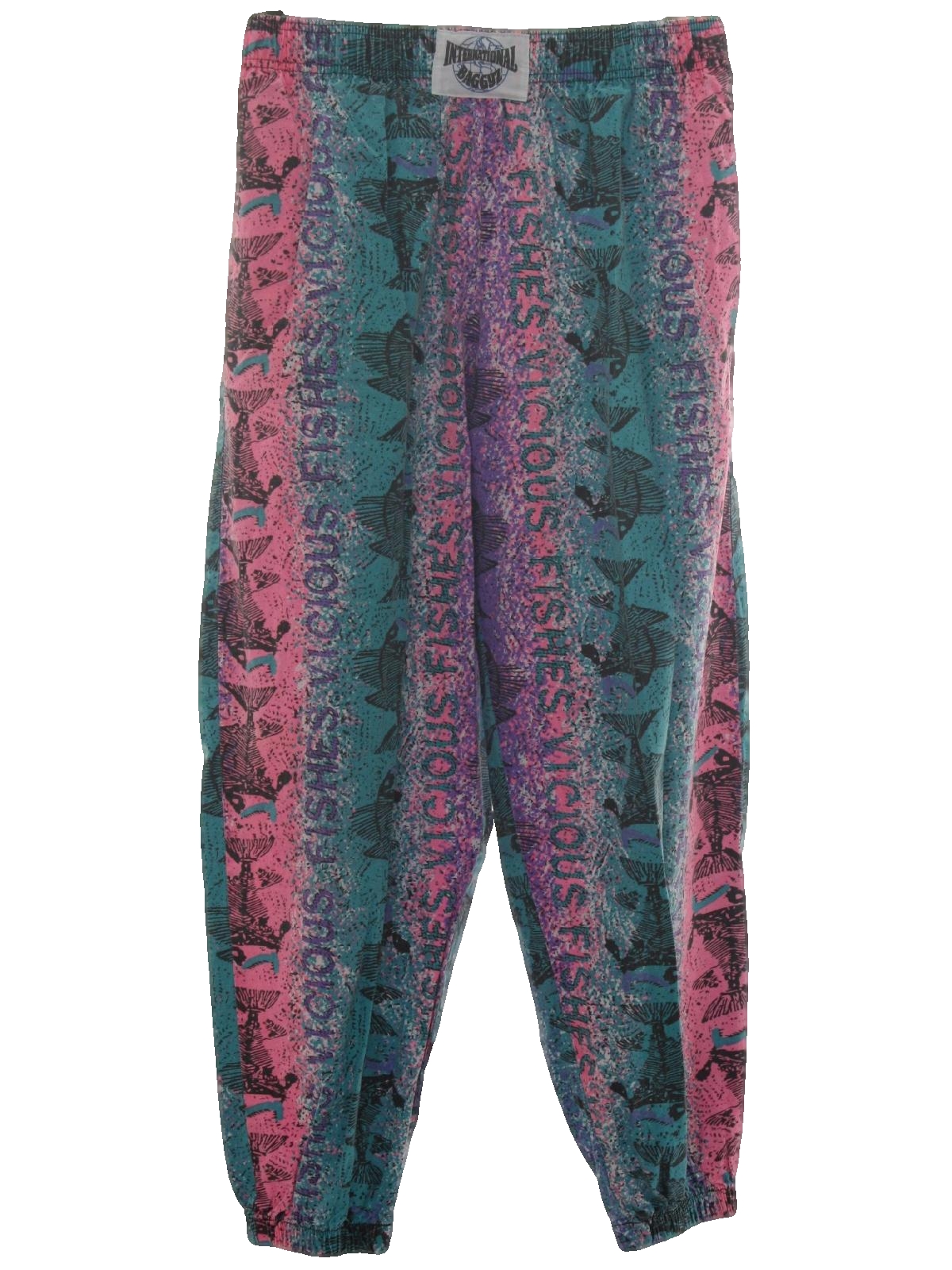 skeleton baggy pants