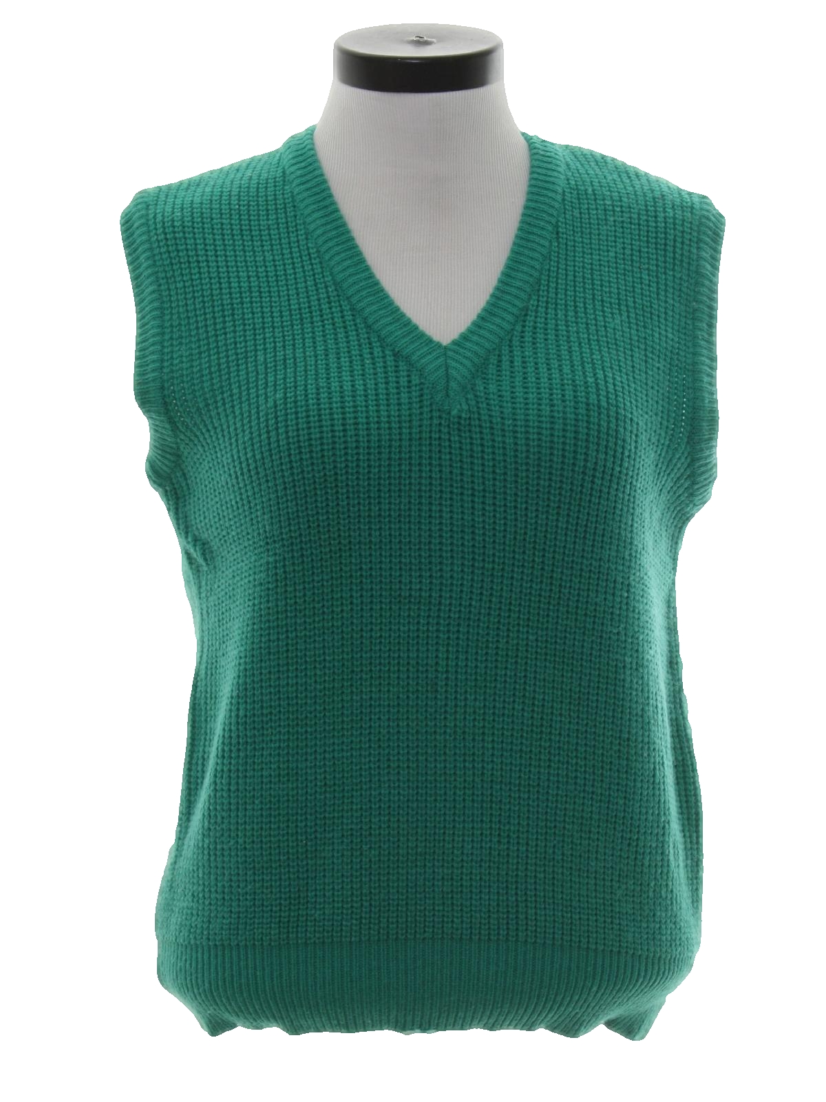 Vintage 80s Sweater: 80s -Nob Hill- Womens dark sea foam green ...