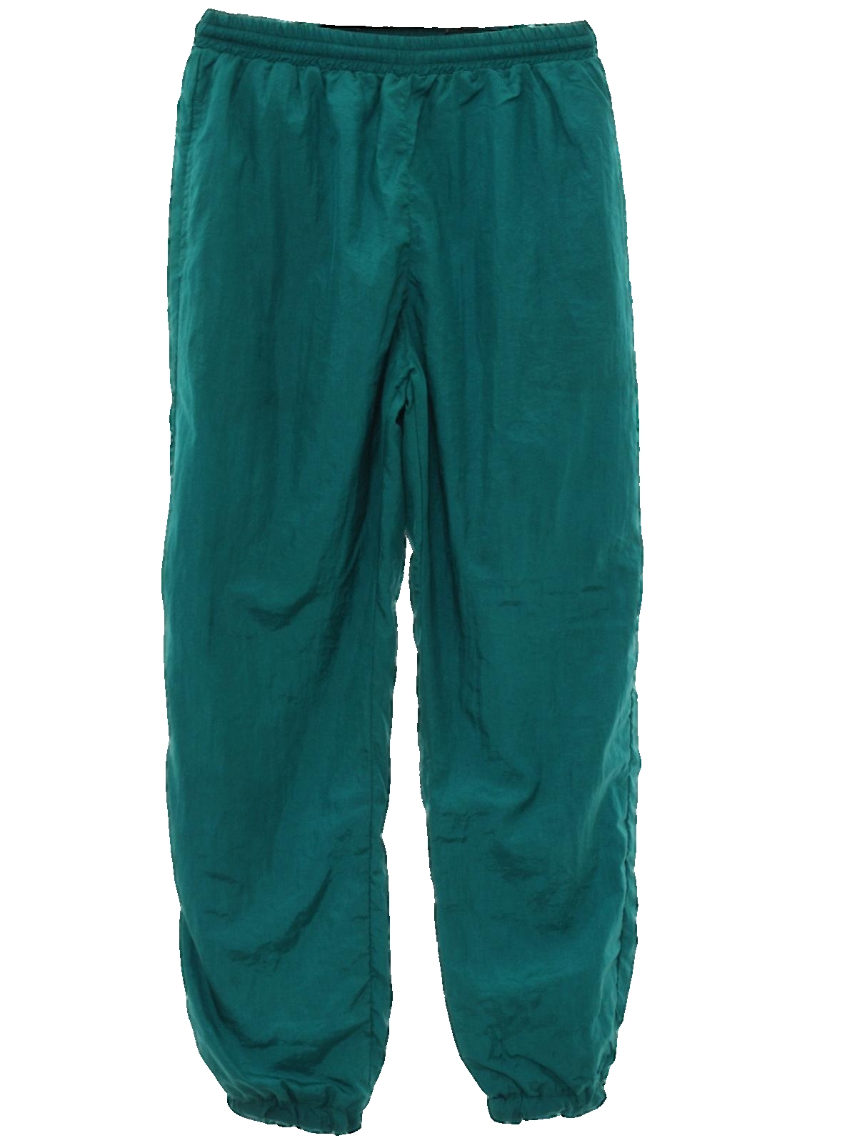 80s Retro Pants: 80s -Care Label- Womens emerald green