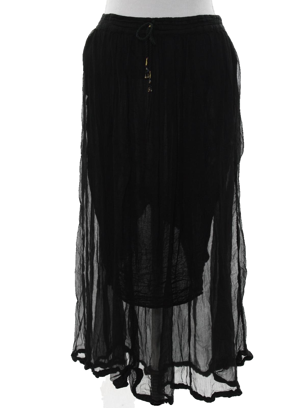 Rayon Broomstick Skirt 103