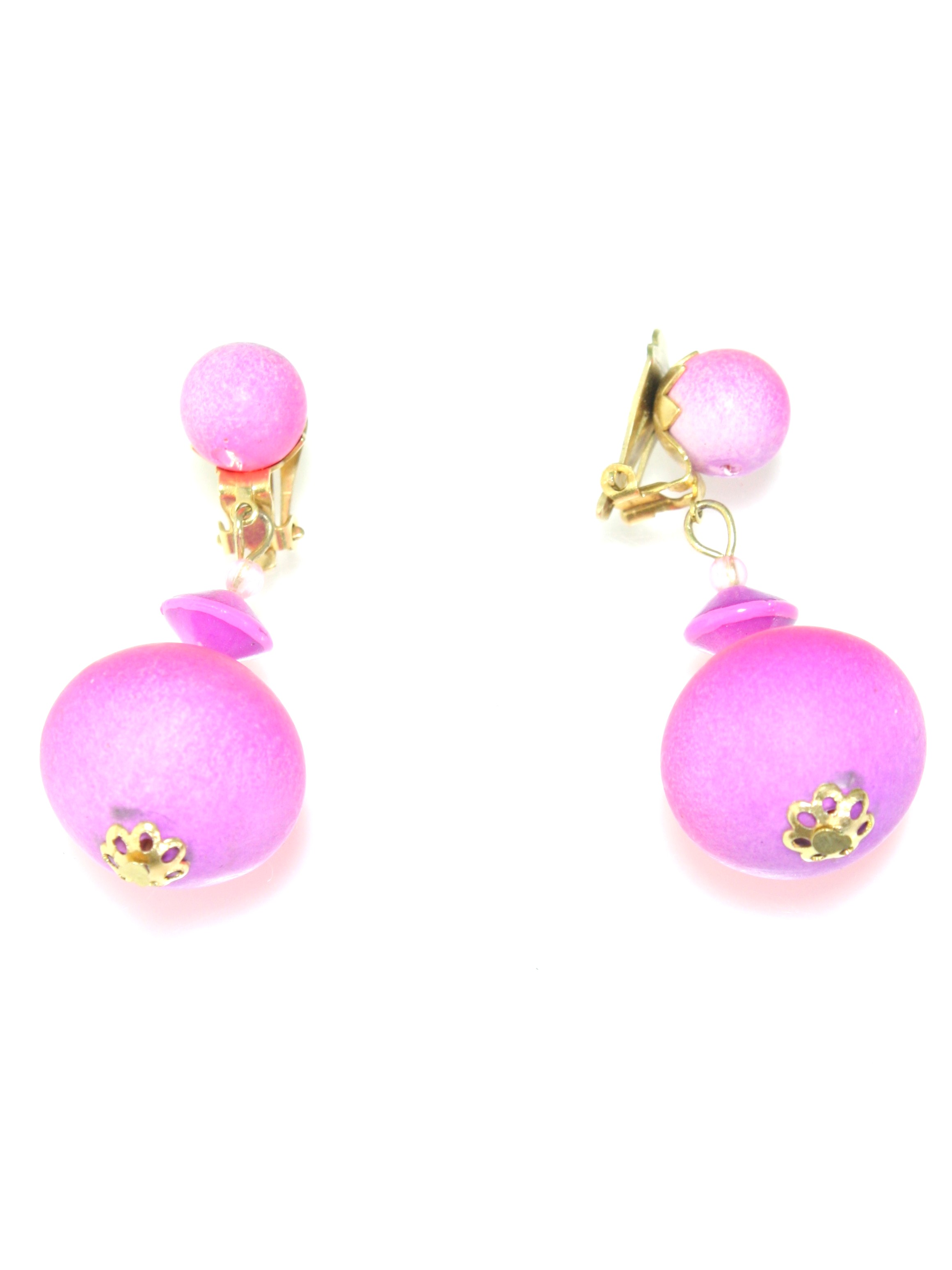 Retro 60 S Ring 60s Made In Hong Kong Womens Neon Pink And Purple 1960 S Made In Hong Kong Womens Jewelry Mod Clip On Earrings 12 00 Stock Item No 342873 N1022