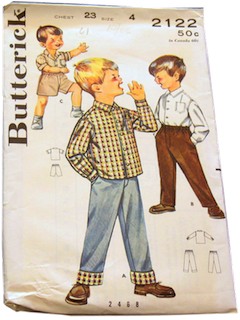 1960's Mens/Boys pattern