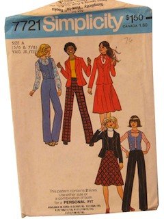 1970's Womens/Child Pattern