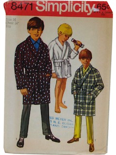 1960's Mens/Boys Patterns