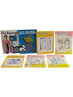1960's Craft Transfer Patterns & Instruction Books
