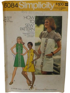 1970's Womens/Teen Pattern