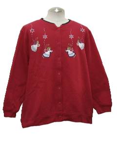 1980's Womens Ugly Christmas Sweatshirt