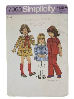 1970's Womens/Childs Sewing Pattern