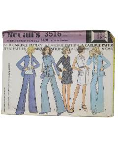 1970's Womens Sewing Pattern