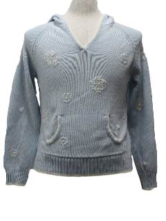 1980's Womens Ugly Christmas Hoodie Sweater