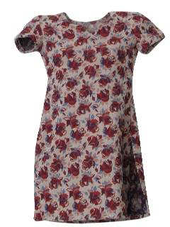 1970's Womens/Girls Mini Knit Dress