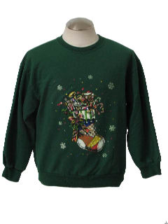 1980's Unisex Bear-ific Ugly Christmas Sweatshirt