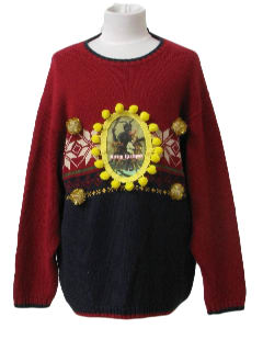 1980's Unisex Ugly Krampus Christmas Sweater