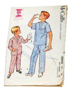 1950's Mens/Childs Sewing Pattern