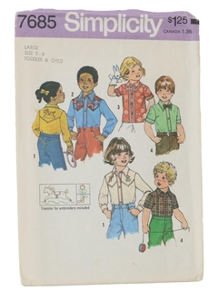 1970's Unisex/Childs Pattern